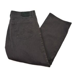AG Adriano Goldschmied  Protege Straight Leg Men Charcoal Gray Jeans 36x34 USA